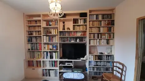 bibliothèque sur mesure Plouescat-5